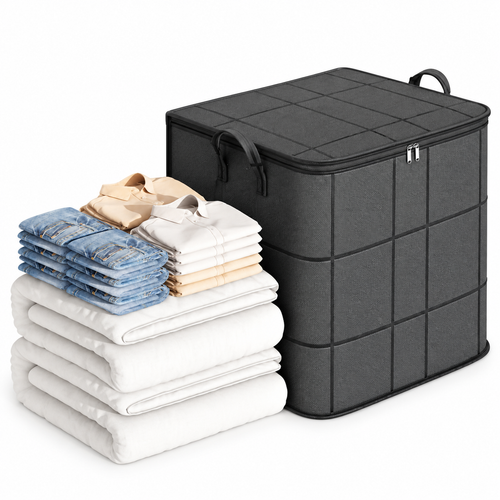 Dust-Proof Comforter and Bedding Organizer